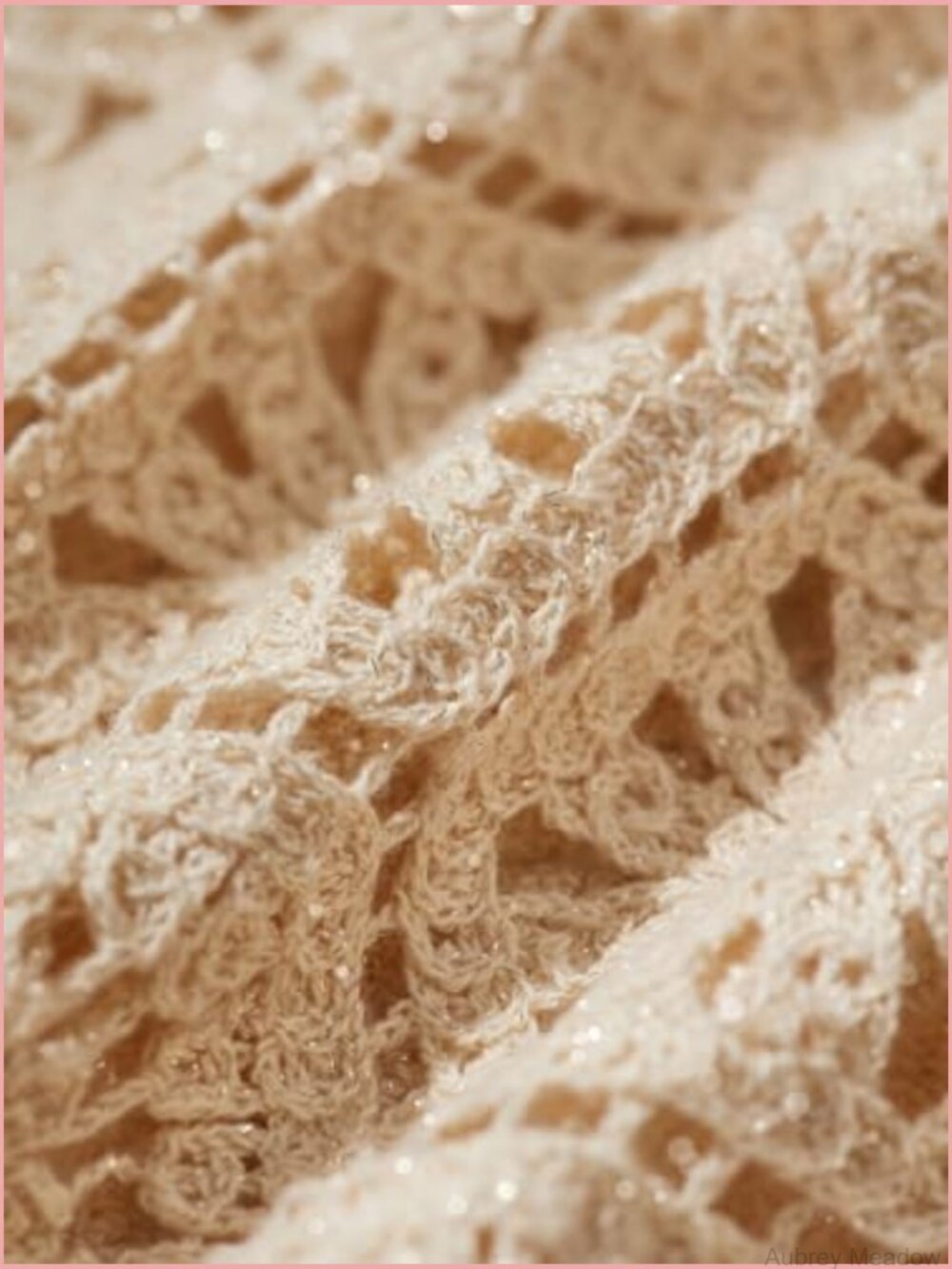 Women's Crochet Cardigan One-Button Cropped Hollow Out Knit Shrug - Picture 6 of 7